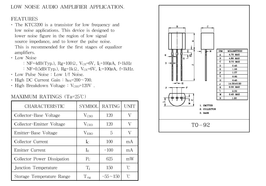 KTC3200 - 晶贝电子
